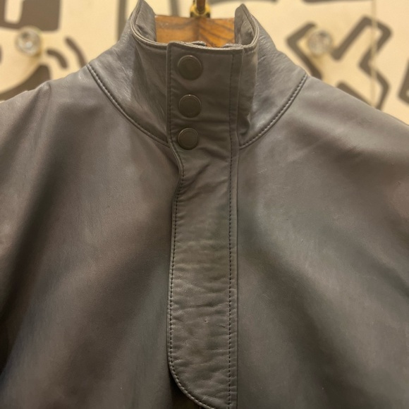 Vintage Yvessaintlaurent grey leather jacket. I just took it to the cleaners. - Picture 6 of 12